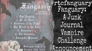 #rtcfanguary - Fanguary: A Vampire Challenge Announcement! 🎉