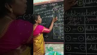 Subtraction for Integers #subtraction #addition #learnmaths #schoolmaths #integers