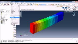 3D BEAM USING ABAQUS in case of 3D solid beam element