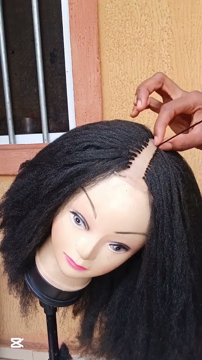 Wow 😲 Brazilian Wool fake natural hair || wig hair tutorial #hairstyles #explore #youtuber