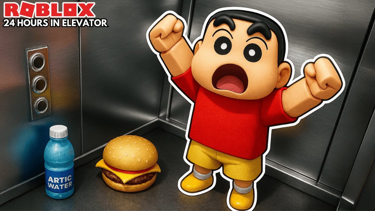24 Hours In Elevator Survival Gameplay in Tamil | GAMING WITH SHINCHAN