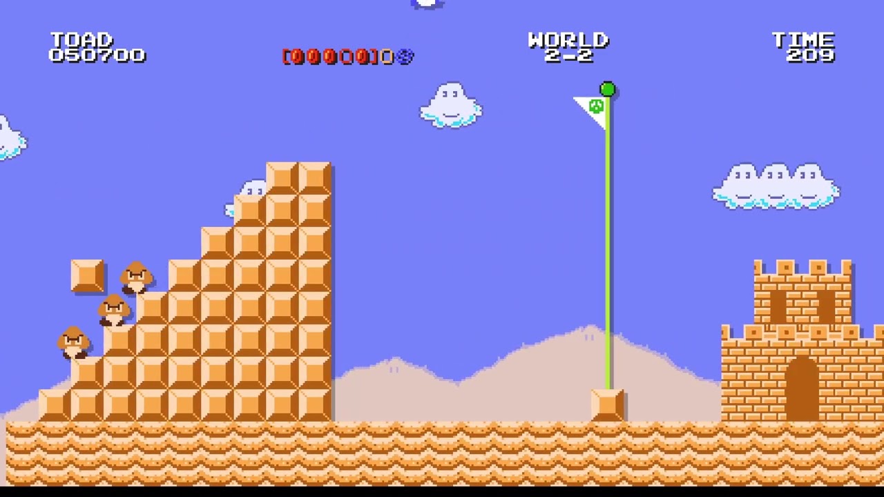 Super Mario Bros. Remastered (PC) [SMBLL Challenge Mode Part 2] - YouTube