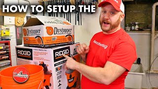 How to Set up the Dust Stopper