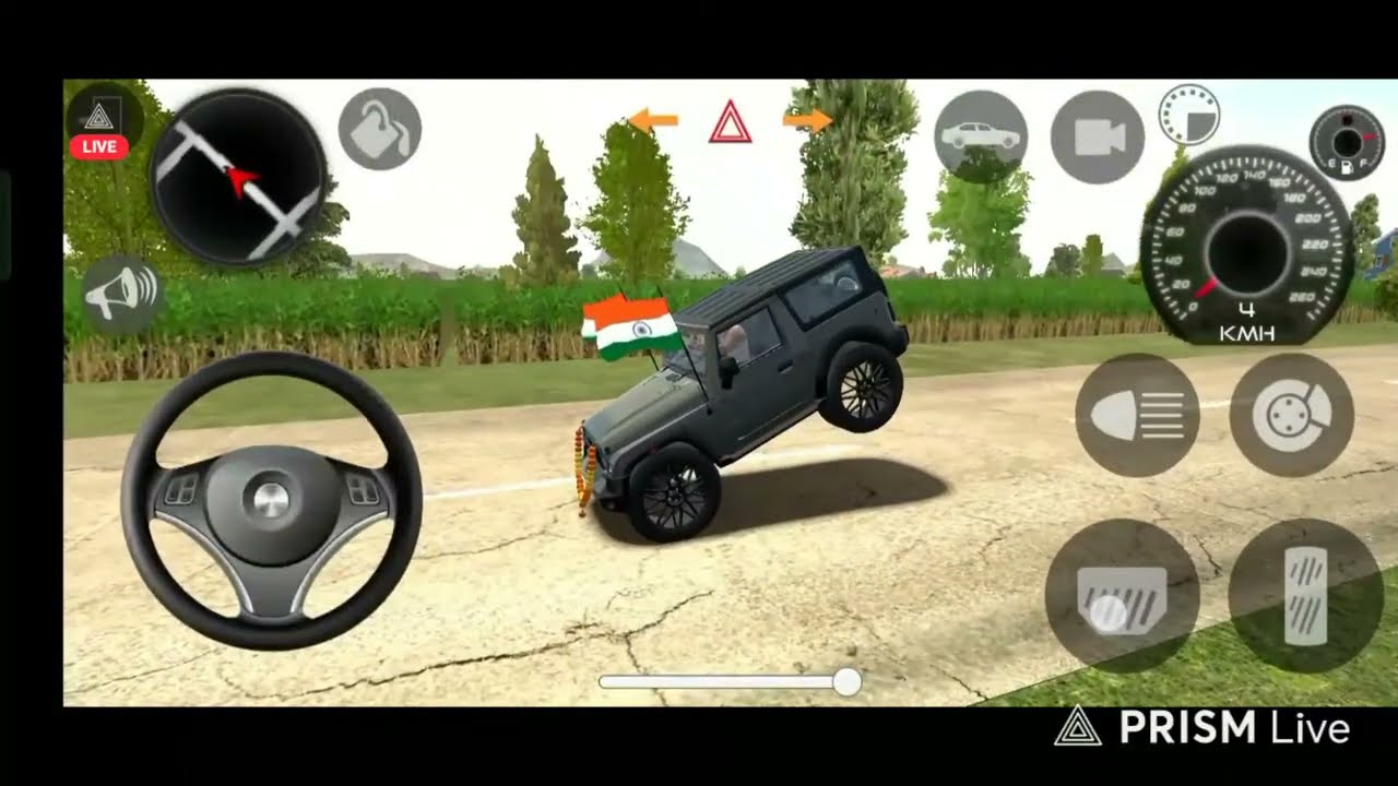 Willi marti huee Thar 👍🏻💙🚨🏠 Thar games: indian thar (gadi wala games) car game android game-#2026