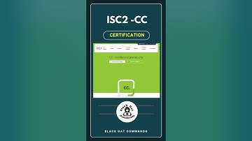 Free ISC2 CC ( certified in cybersecurity) certification #cybersecurity #education #securityseystem