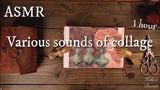 ASMR｜コラージュの色々な音/Various sounds of collage｜sleeping,Relaxing,睡眠,作業,No BGM