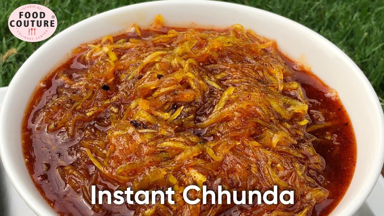 इंस्टेंट कच्चे आम का छुँदा | Mango Chhunda Recipe | Gujarati Style Chhunda