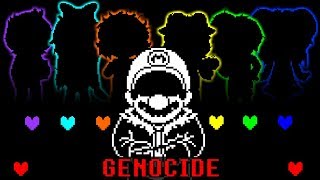 UnderBros Genocide: Mario fight (Animacion)