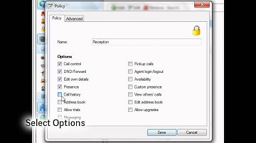 Go Connect CRM for Panasonic Security Policies