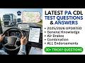 latest PA CDL Test Questions and Answers CDL Practice Quiz 2026 Pass Fast
