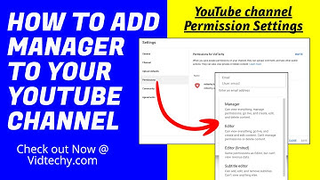 how to add manager to youtube channel