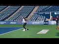 Serena Williams practicing on Centre Court - Rogers Cup 2022