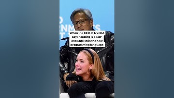 #nvidia CEO says "#coding is dead": #ai will make the new programing language english