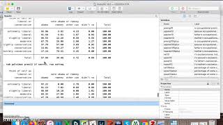 Stata #5 Tab List Sum Table If