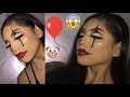 IT PENNYWISE GLAM HALLOWEEN MAKEUP TUTORIAL