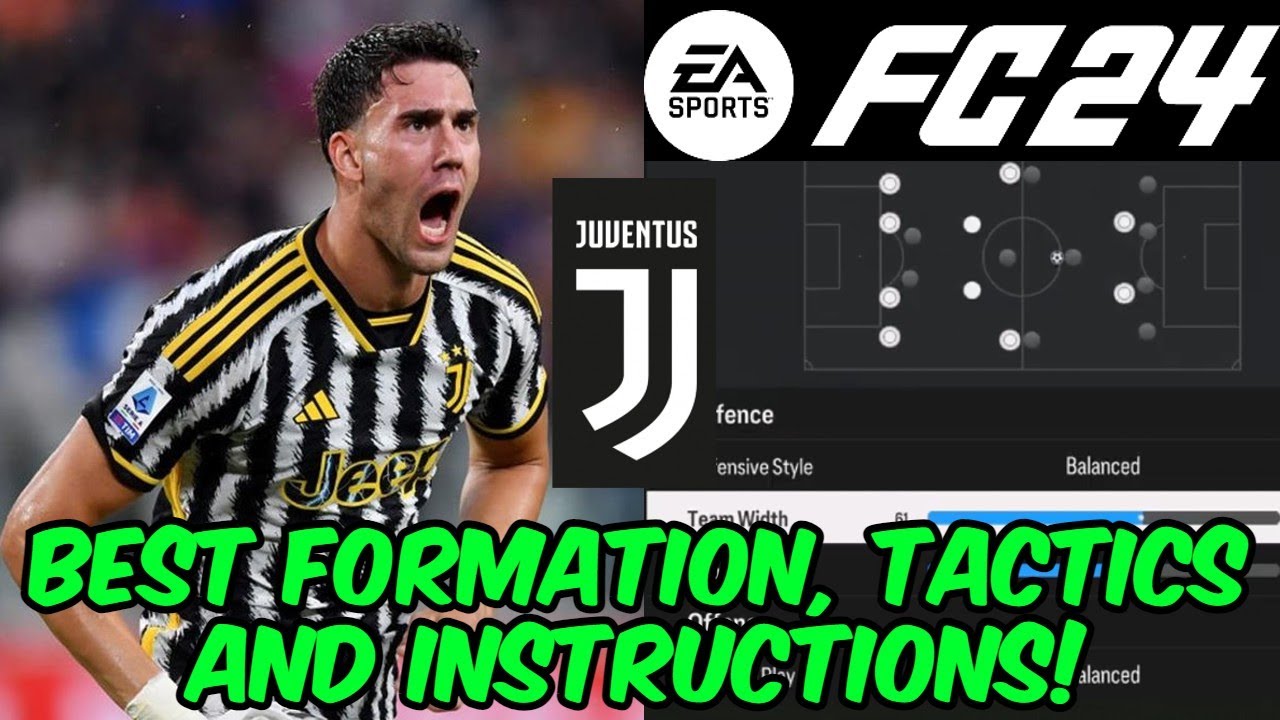 EA FC 24 BEST JUVENTUS Formation, Tactics and Instructions YouTube