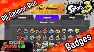 All 81 Salmon Run Badges as of Version 8.0.0 (that's what insanity looks like)