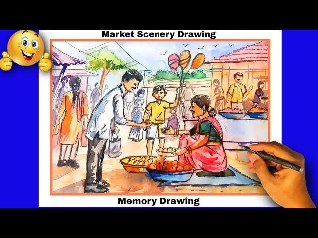 Memory Drawing - Market...🛍 | Facebook