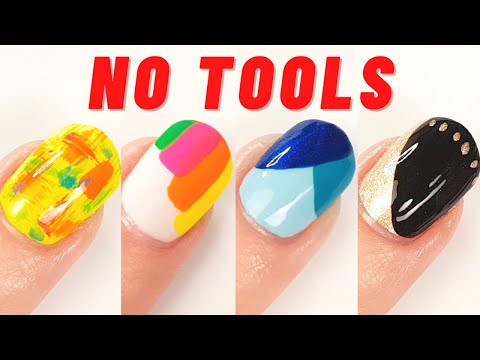 Heartbeat Nail Art, Valentine's Day Nails, NO tools needed - YouTube
