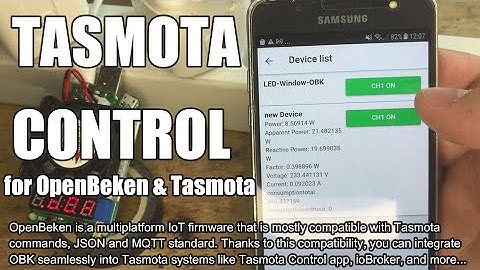 Mobile app for Tasmota and OpenBeken Control - how to control IoT devices without server?