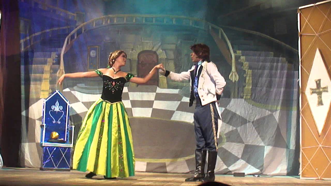 Frozen uma aventura congelante - peça de teatro - Vejo uma porta Abrir