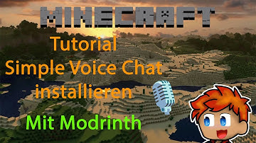 Wie installiert man Simple Voice Chat mit Modrinth? | Tutorial