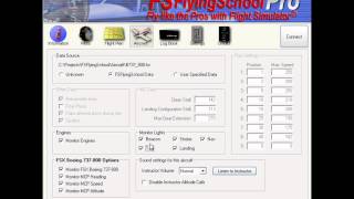 FSFlyingSchool PRO - Tutorial of Aircraft Screen