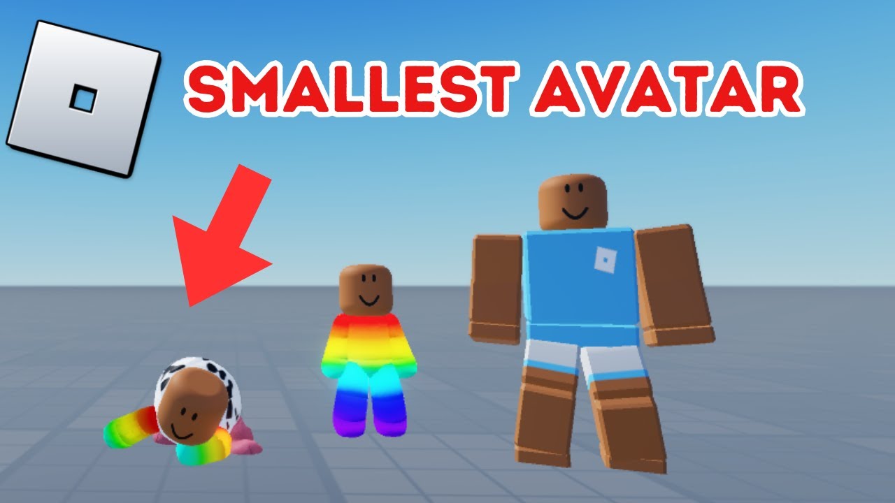 Replying to @ValraWantBanana tutorial on the smallest avatar on roblox