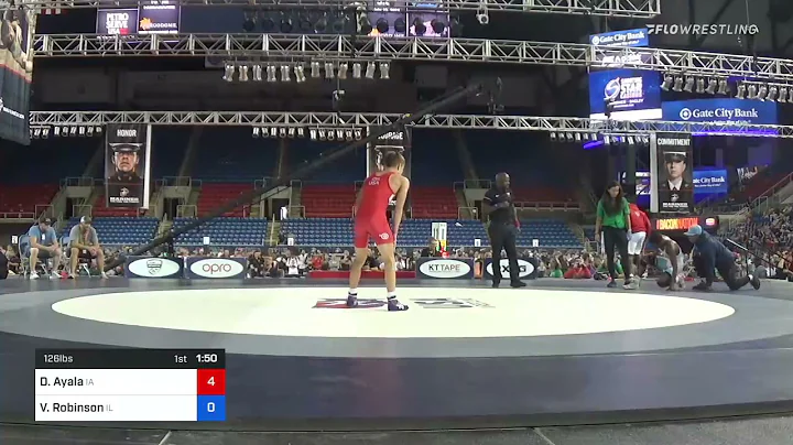 126 Lbs Semifinal - Drake Ayala, Iowa Vs Vincent R...