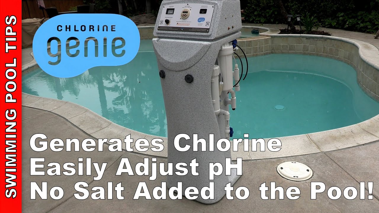 Chlorine Genie the Safe and Easy Way to Generate Chlorine for Your Pool and Adjust Water pH