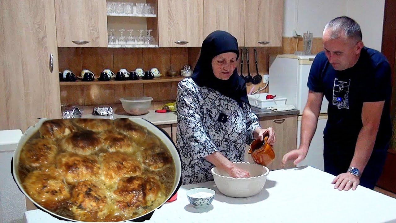 Pita Janjarka kod nene Šemse na tradicionalno način.Prste da pojedeš👌