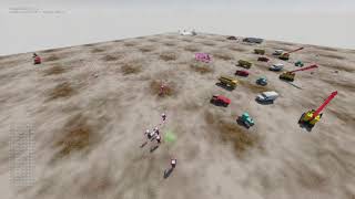 Teardown Mod - AI Zombies - Dev Progress - Boids Algorithm Navigation