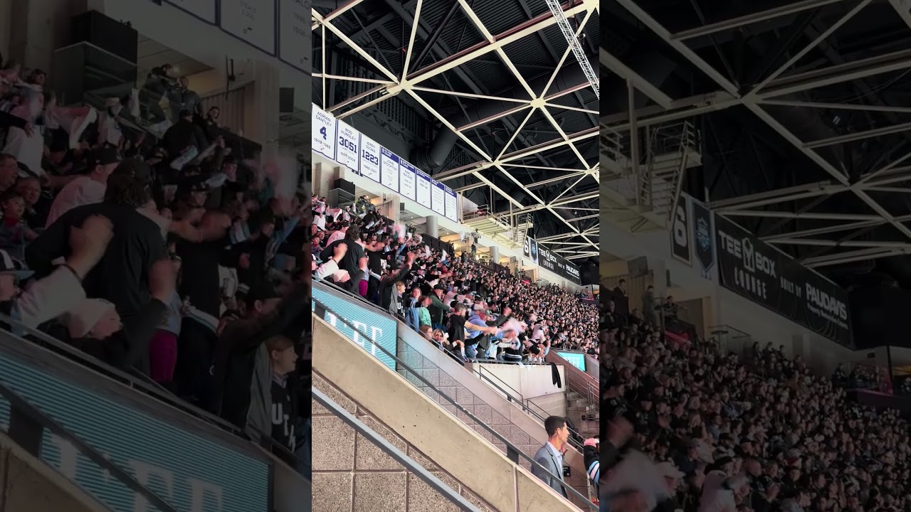 WILD!!  Utah Mammoth Fans chants “repent” to the opposing team after they get a penalty!