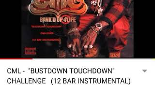 BUST DOWN TOUCHDOWN CHALLENGE BSTIZZLE226