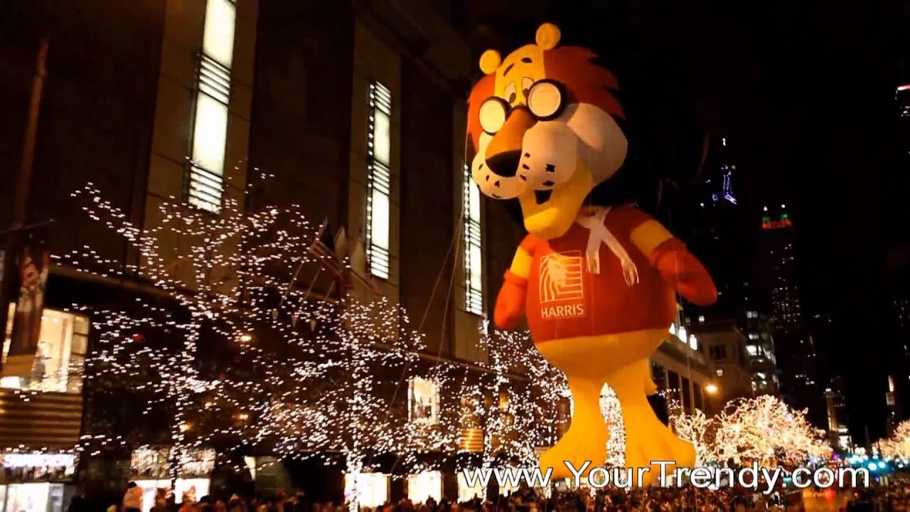 Magnificent Mile Lights Festival Parade Chicago 2010 HD YouTube