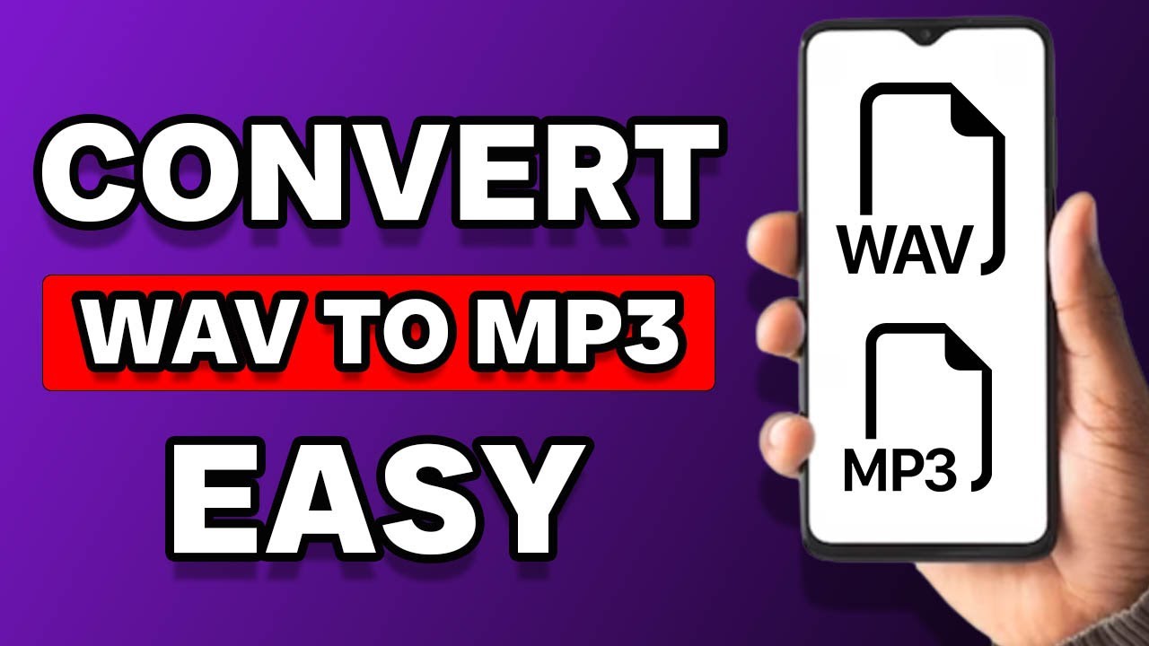Best Way To Convert WAV To MP3 - YouTube
