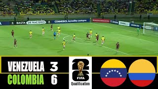VENEZUELA vs COLOMBIA 3-6 | 2025 FIFA World Cup Qualifiers | Match Highlights