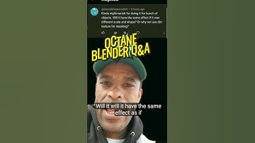 Blender Octane Q&A #octaneblender #octanerender