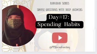 Maryam Hameed is live! Day#17: Spending Habits