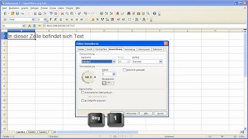 Calc - Zeilenumbruch in einer Zelle erlauben
