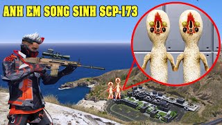 GTA 5 Giải Cứu Anh Em Song Sinh SCP-173 Đang Bị Nhốt Trong Phòng Thí Nhiệm Cùng Đội Đặc Nhiệm Cobra