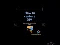 CSS: How to center a DIV | Core Knowledge Sharing #css #css3