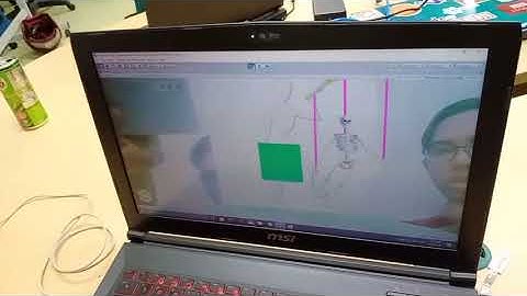 Demo Video Augmented Reality (AR) Puppet using Leap Motion in Unity