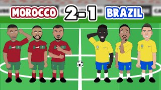 Morocco VS Brazil (Animation Football)