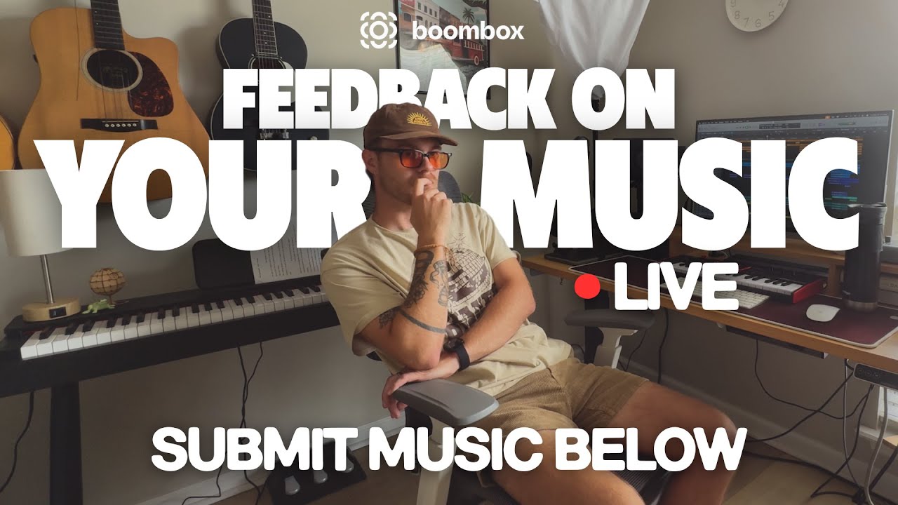 Feedback on Your Music LIVE (Upload Link Below)