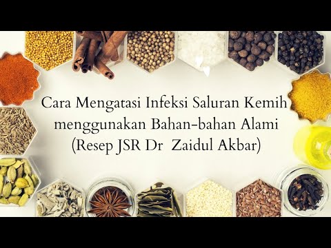 Cara Mengatasi Infeksi Saluran Kemih Resep JSR Dr. Zaidul Akbar
