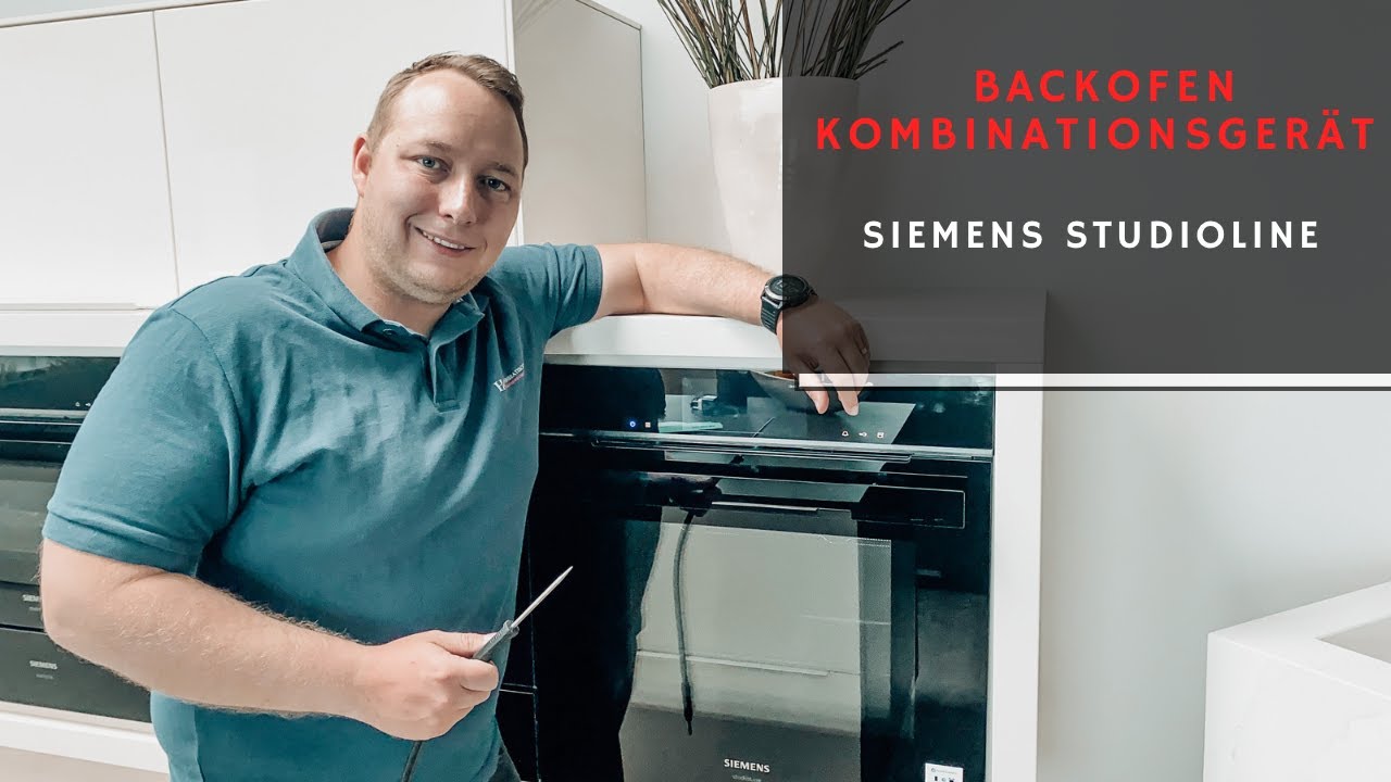 Siemens studioLine neueste Innovation - Das Backofen Mikrowellen  Kombinationsgerät mit Dampfzugabe - YouTube