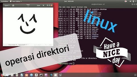 Operasi File dan Struktur Direktori pada Linux