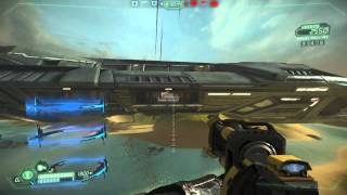 Tribes: Ascend Tac Grenade Launcher: Crossfire Flag Stands