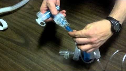 Inline nebulizer with CPAP